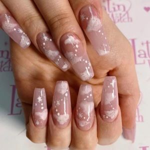 NWT pink clouds nails